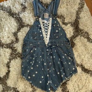 LF Furst Of A Kind Star Denim Overalls LF Size XS